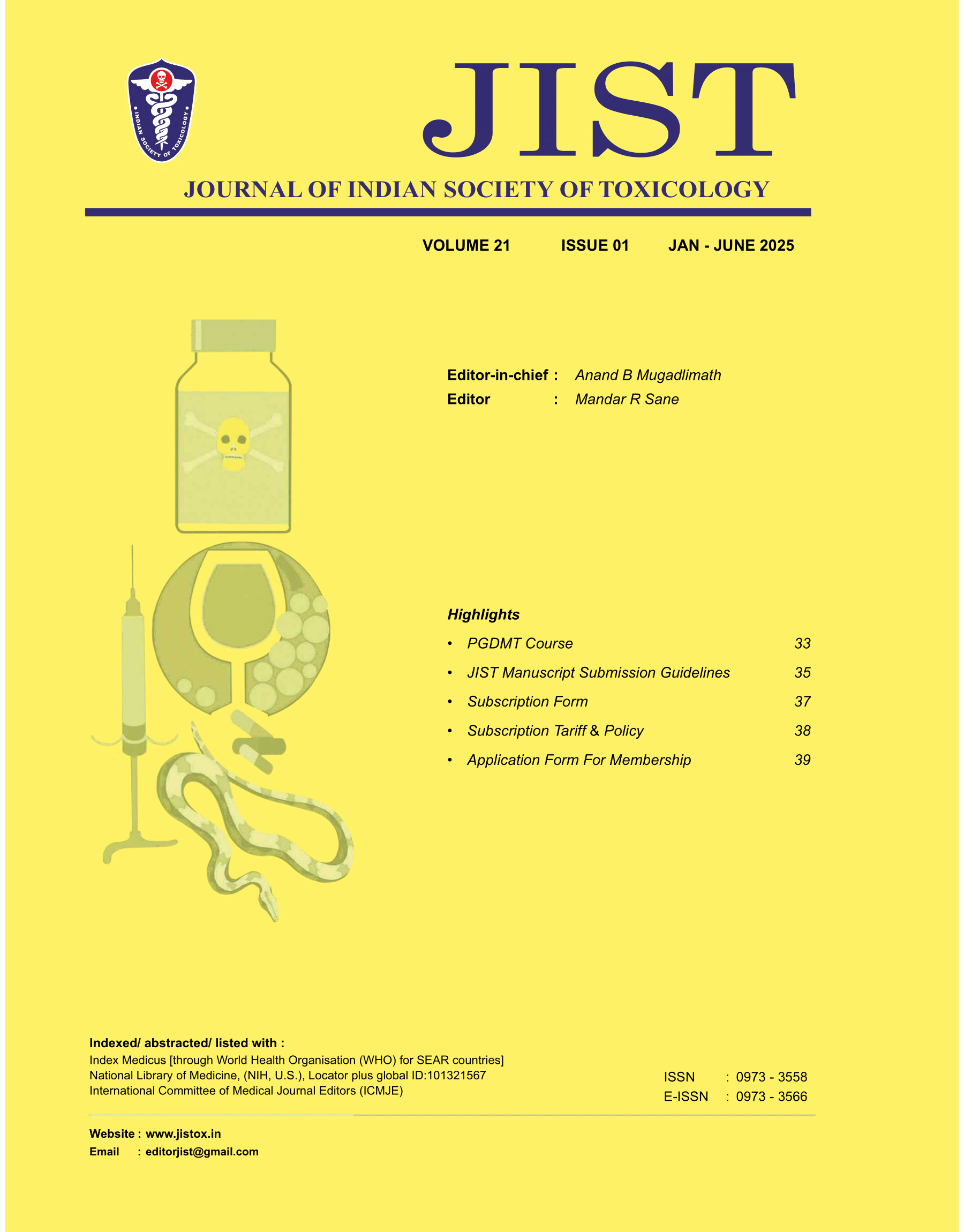 JIST Cover Page